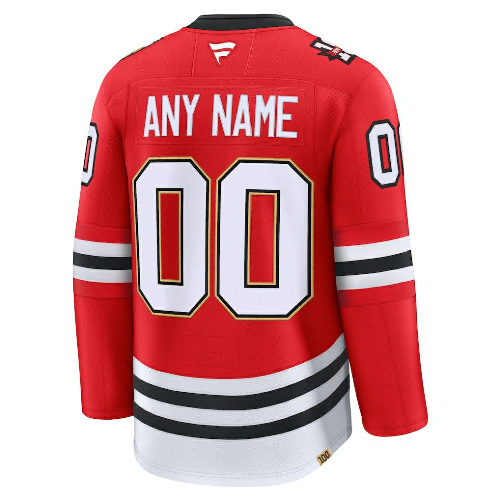 Chicago Blackhawks Fanatics Centennial Premium Custom Jersey
