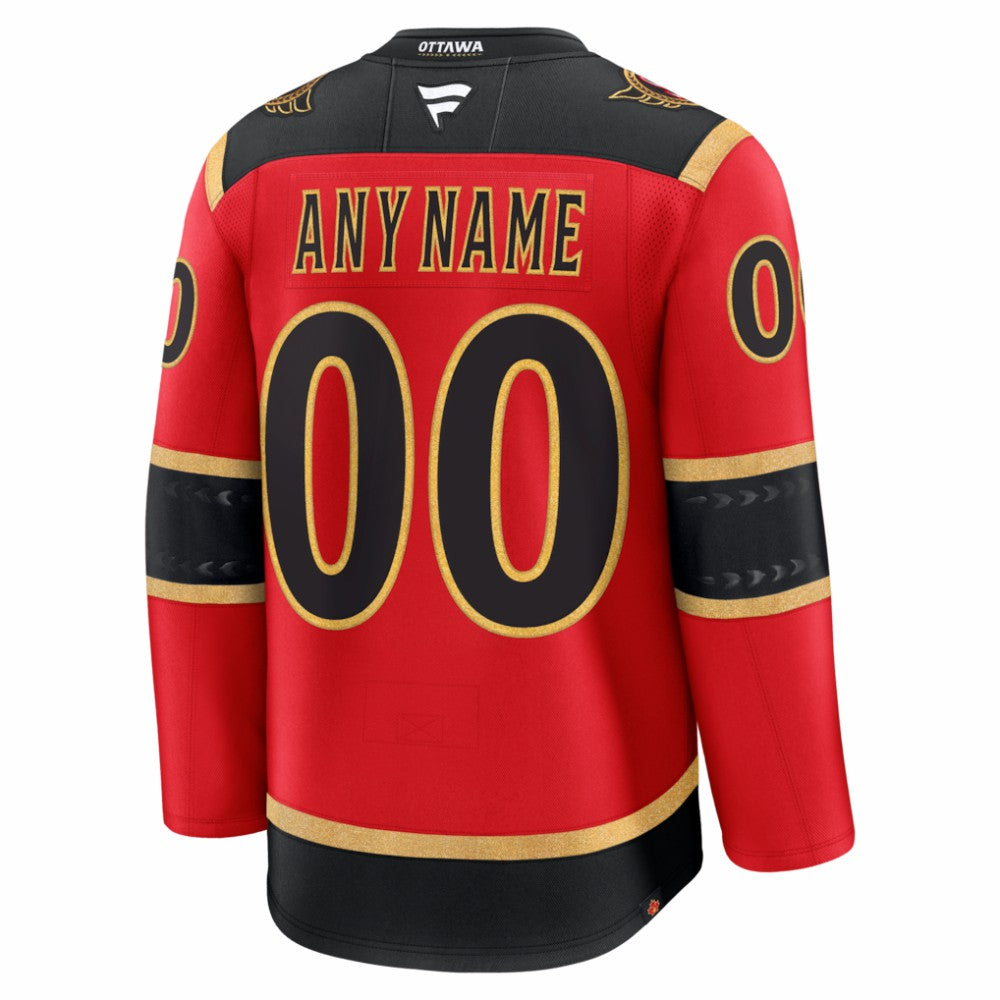 Ottawa Senators Fanatics Alternate Custom Premium Jersey