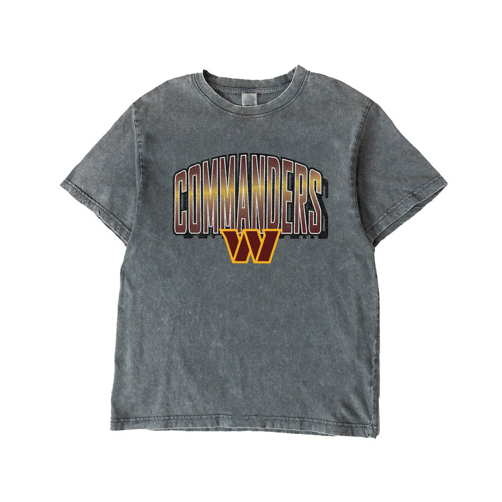 NFL Washington Commanders Gameday Couture Women's Peak Performance Oversized Snow Wash T-Shirt