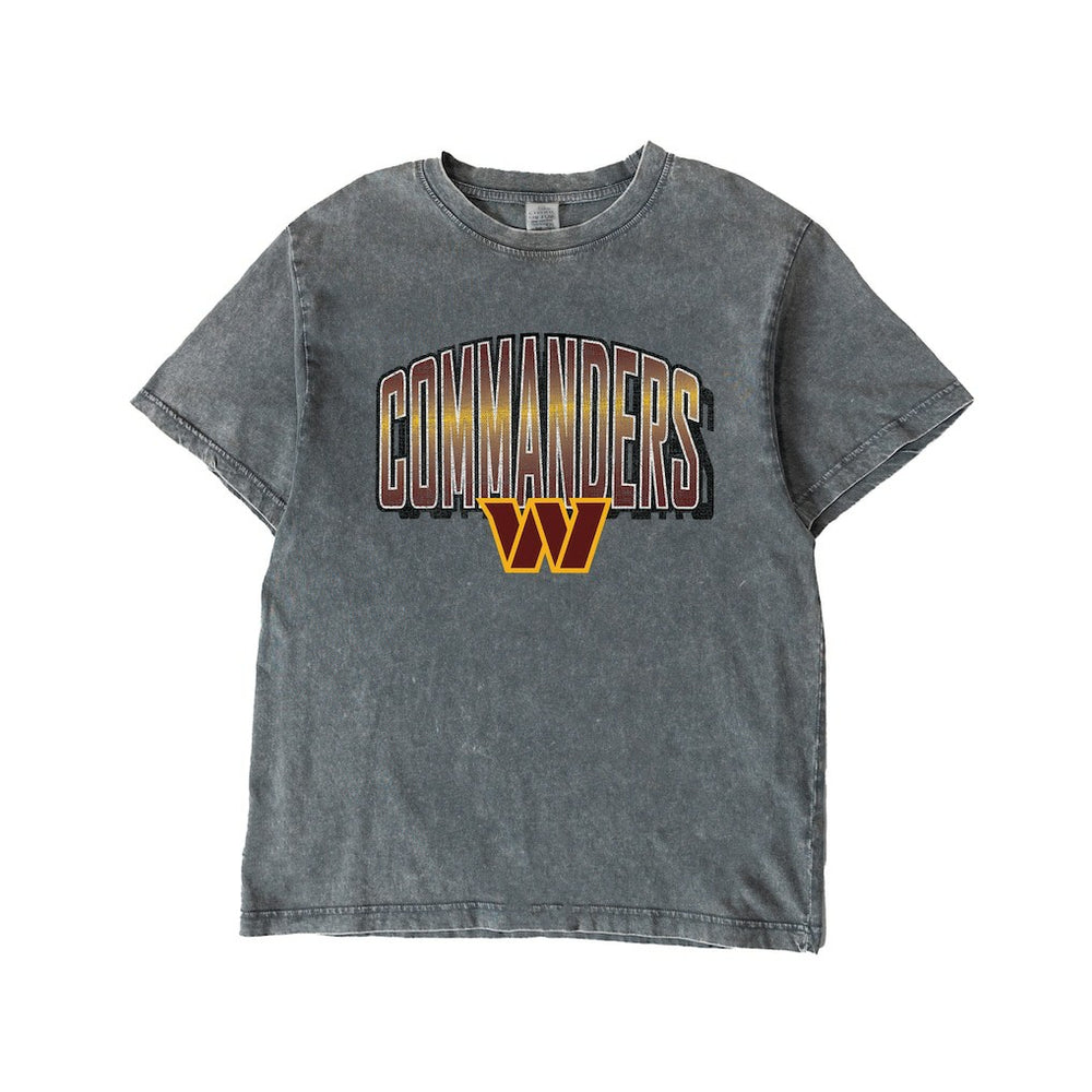 NFL Washington Commanders Gameday Couture Women's Peak Performance Oversized Snow Wash T-Shirt