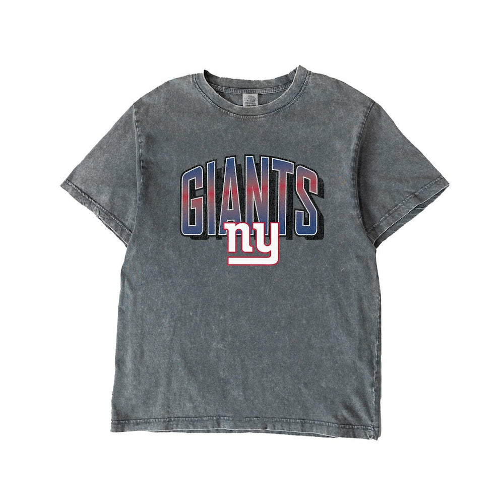 NFL New York Giants Gameday Couture Women's Peak Performance Oversized Snow Wash T-Shirt