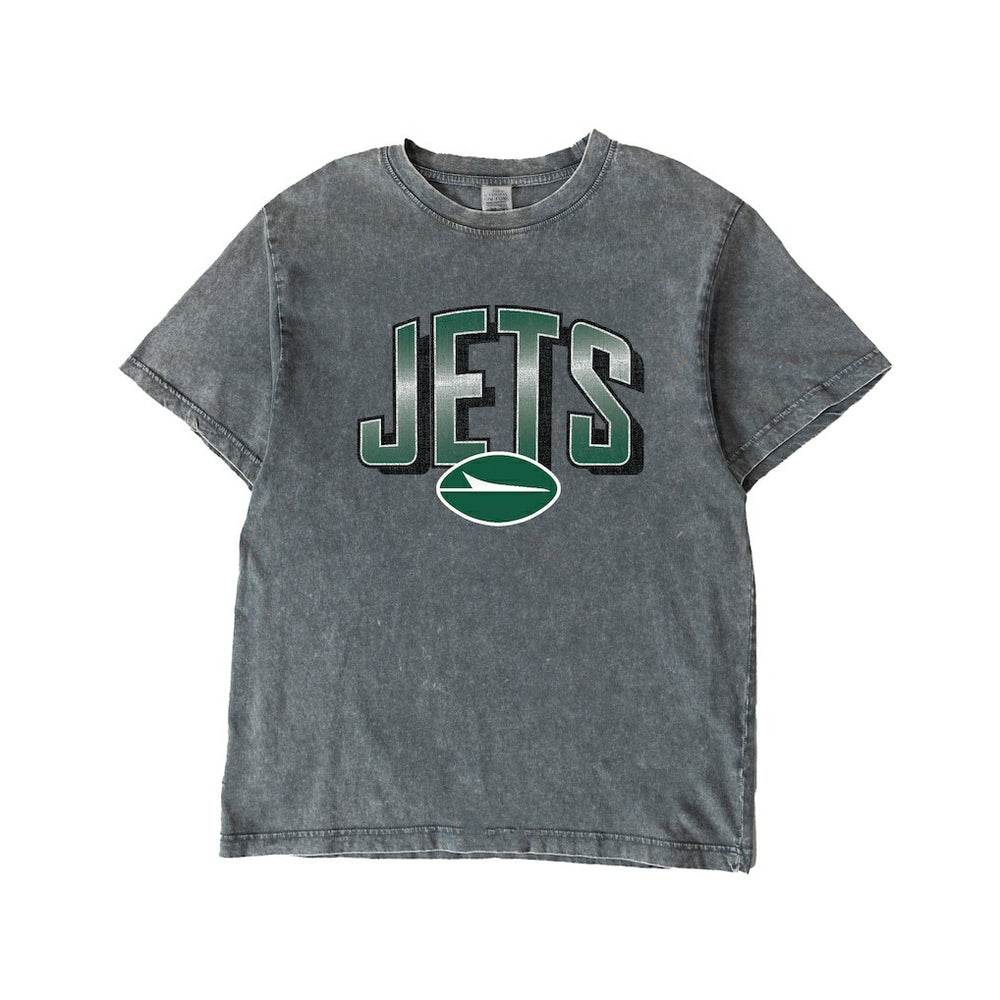 NFL New York Jets Gameday Couture Women's Peak Performance Oversized Snow Wash T-Shirt