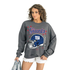 NFL New York Giants Gameday Couture Women's Ready to Rumble Premium Fleece Pullover Sweatshirt