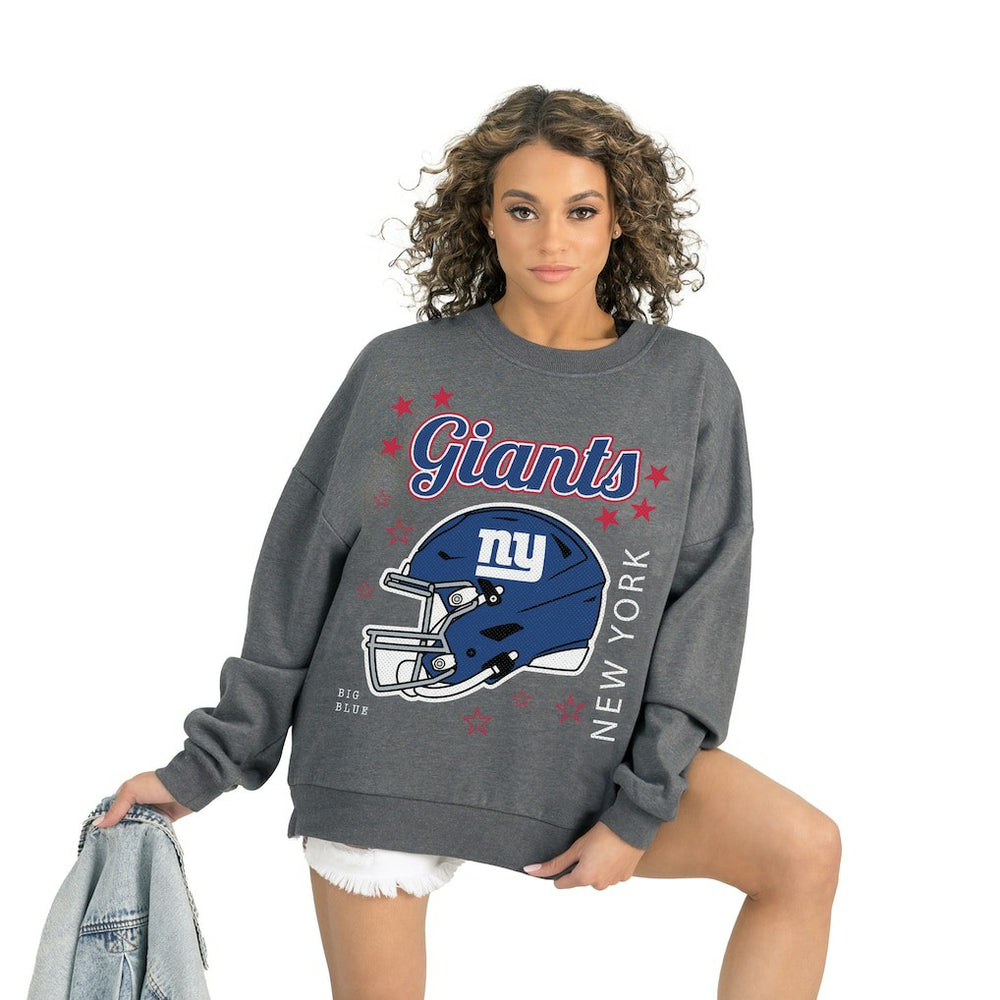 NFL New York Giants Gameday Couture Women's Ready to Rumble Premium Fleece Pullover Sweatshirt