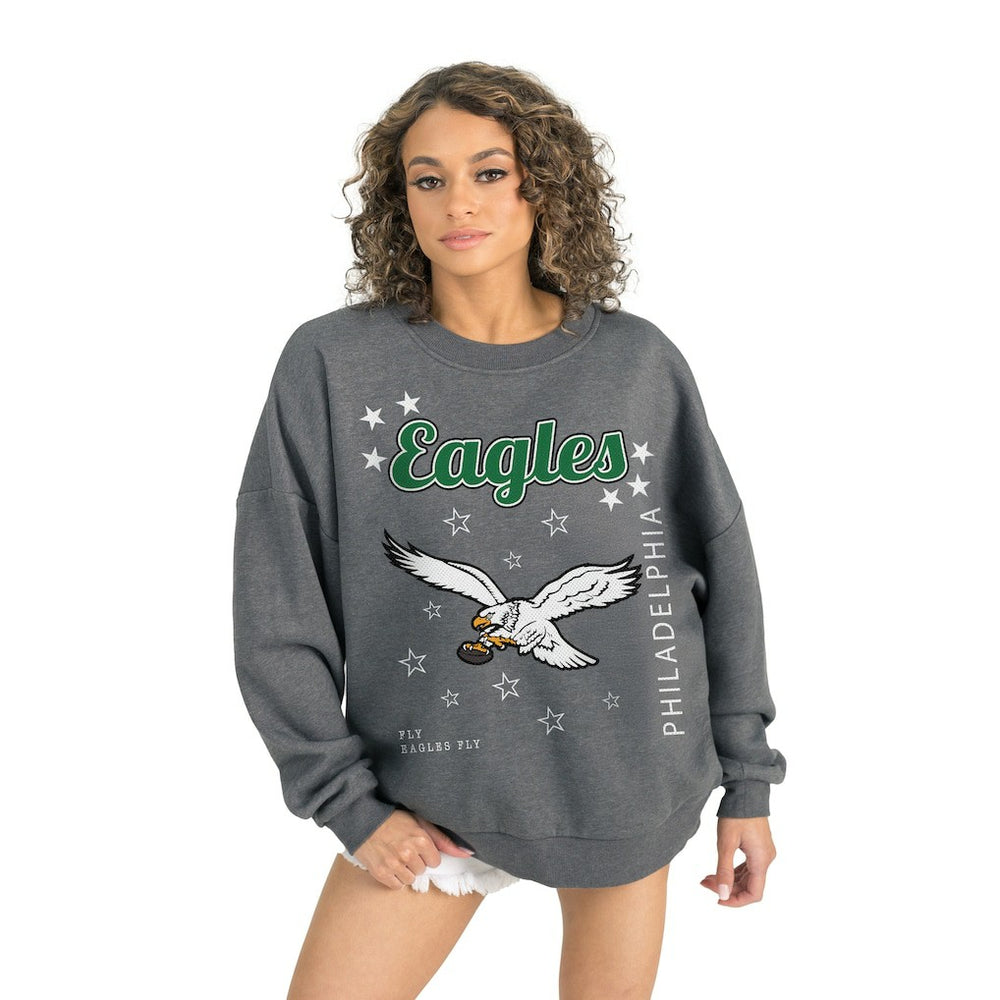NFL Philadelphia Eagles Gameday Couture Women's Ready to Rumble Premium Fleece Pullover Sweatshirt