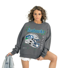 NFL Seattle Seahawks Gameday Couture Women's Ready to Rumble Premium Fleece Pullover Sweatshirt