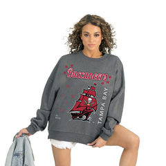 NFL Tampa Bay Buccaneers Gameday Couture Women's Ready to Rumble Premium Fleece Pullover Sweatshirt