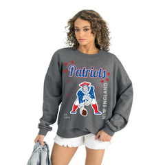 NFL New England Patriots Gameday Couture Women's Ready to Rumble Premium Fleece Pullover Sweatshirt
