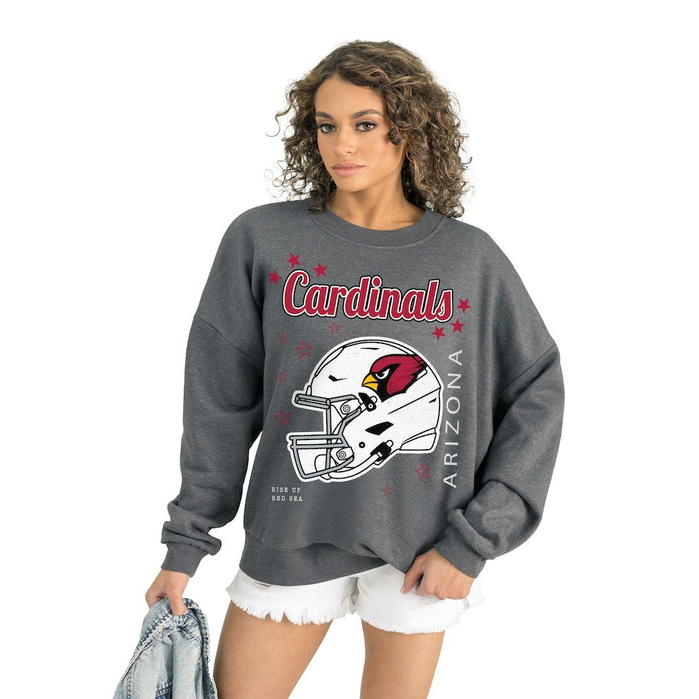 NFL Arizona Cardinals Gameday Couture Women's Ready to Rumble Premium Fleece Pullover Sweatshirt