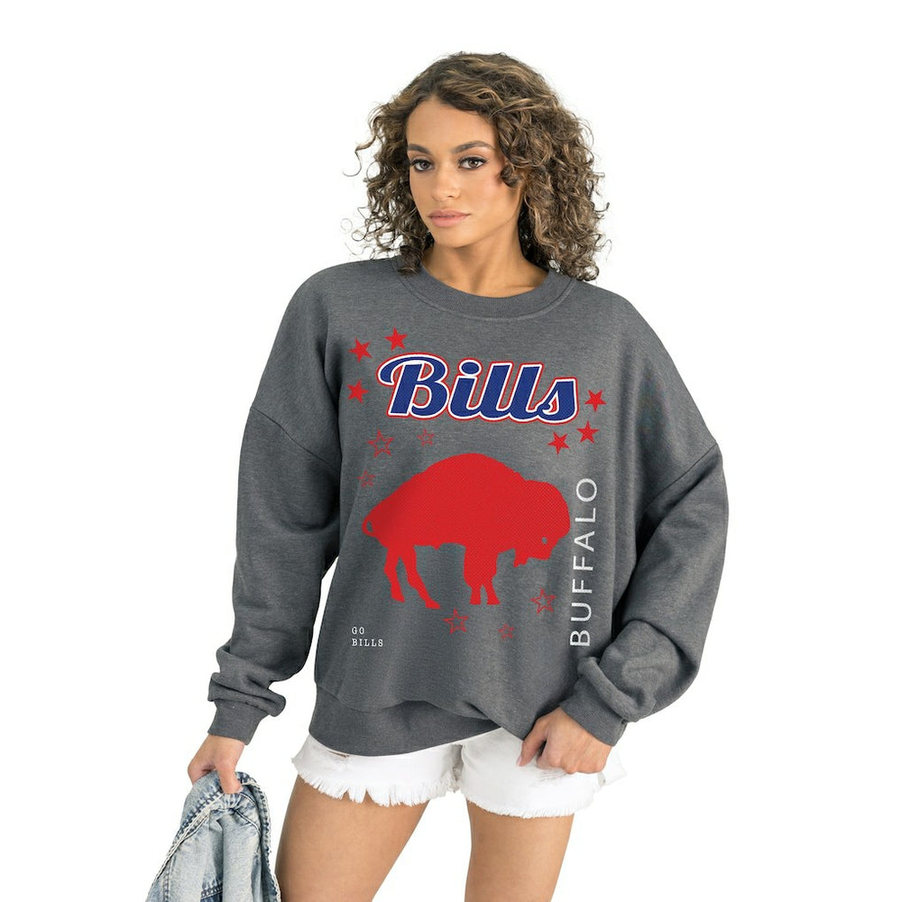 NFL Buffalo Bills Gameday Couture Women's Ready to Rumble Premium Fleece Pullover Sweatshirt