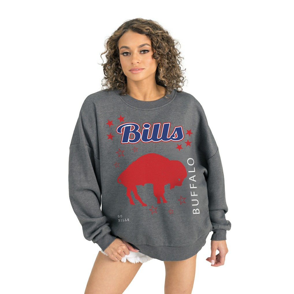 NFL Buffalo Bills Gameday Couture Women's Ready to Rumble Premium Fleece Pullover Sweatshirt