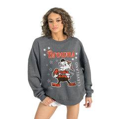 NFL Cleveland Browns Gameday Couture Women's Ready to Rumble Premium Fleece Pullover Sweatshirt