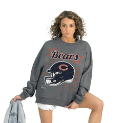 NFL Chicago Bears Gameday Couture Women's Ready to Rumble Premium Fleece Pullover Sweatshirt