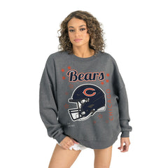 NFL Chicago Bears Gameday Couture Women's Ready to Rumble Premium Fleece Pullover Sweatshirt