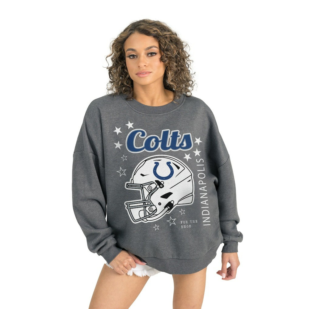 NFL Indianapolis Colts Gameday Couture Women's Ready to Rumble Premium Fleece Pullover Sweatshirt