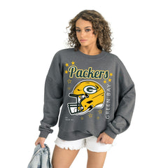 NFL Green Bay Packers Gameday Couture Women's Ready to Rumble Premium Fleece Pullover Sweatshirt
