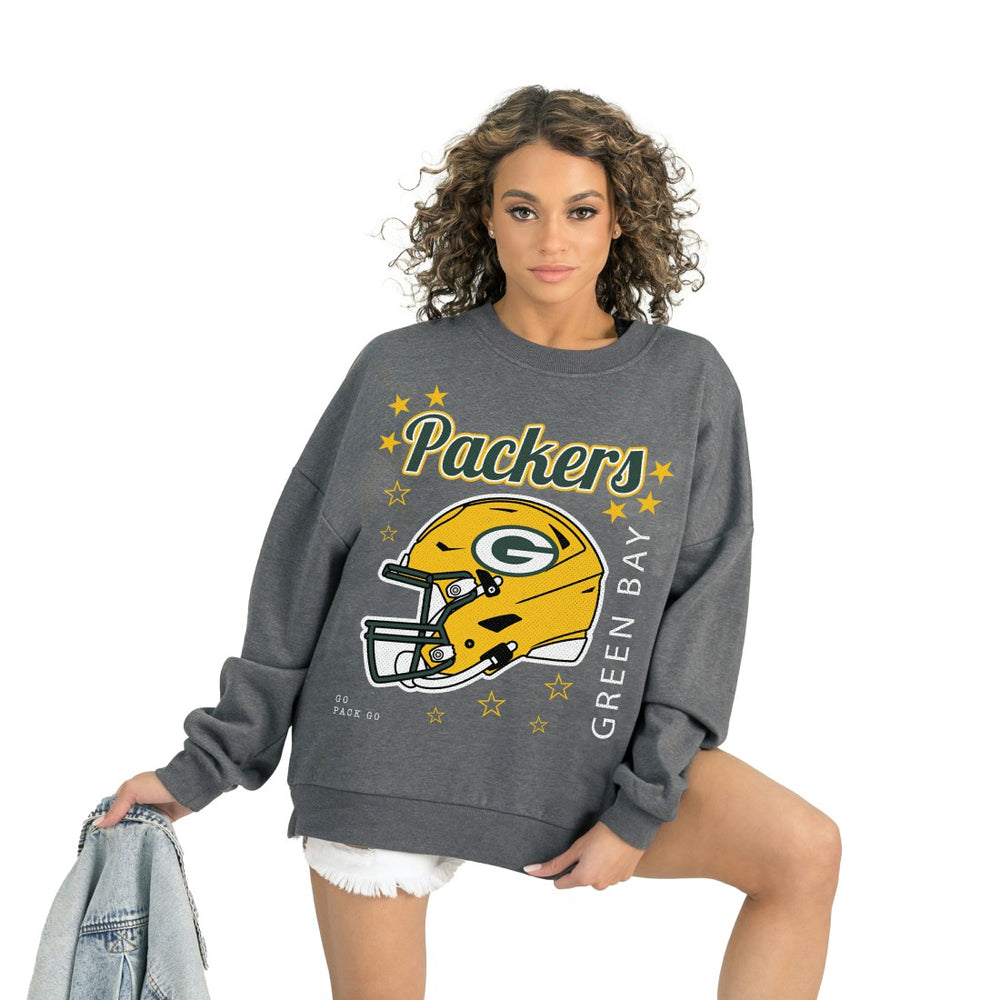 NFL Green Bay Packers Gameday Couture Women's Ready to Rumble Premium Fleece Pullover Sweatshirt