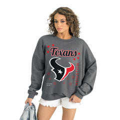 NFL Houston Texans Gameday Couture Women's Ready to Rumble Premium Fleece Pullover Sweatshirt