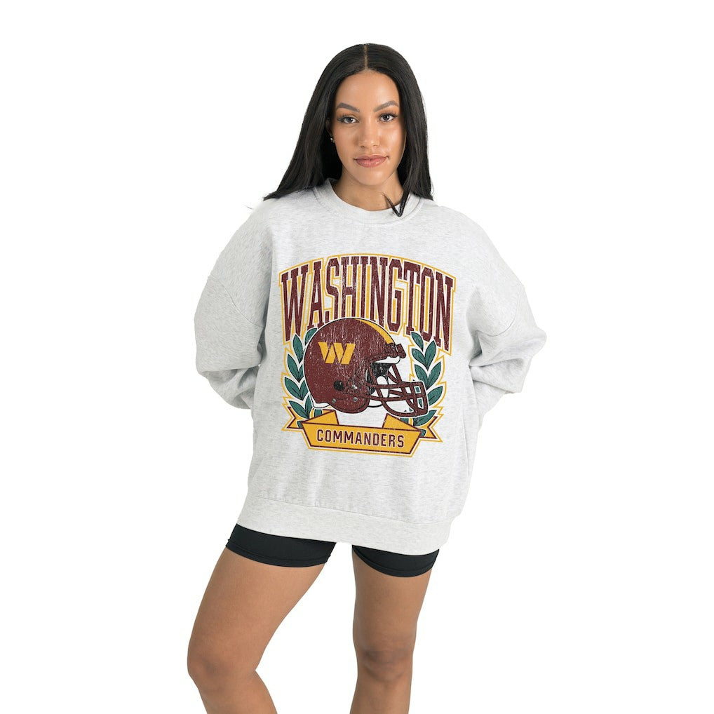 NFL Washington Commanders Gameday Couture Women's Heritage Premium Fleece Pullover Sweatshirt