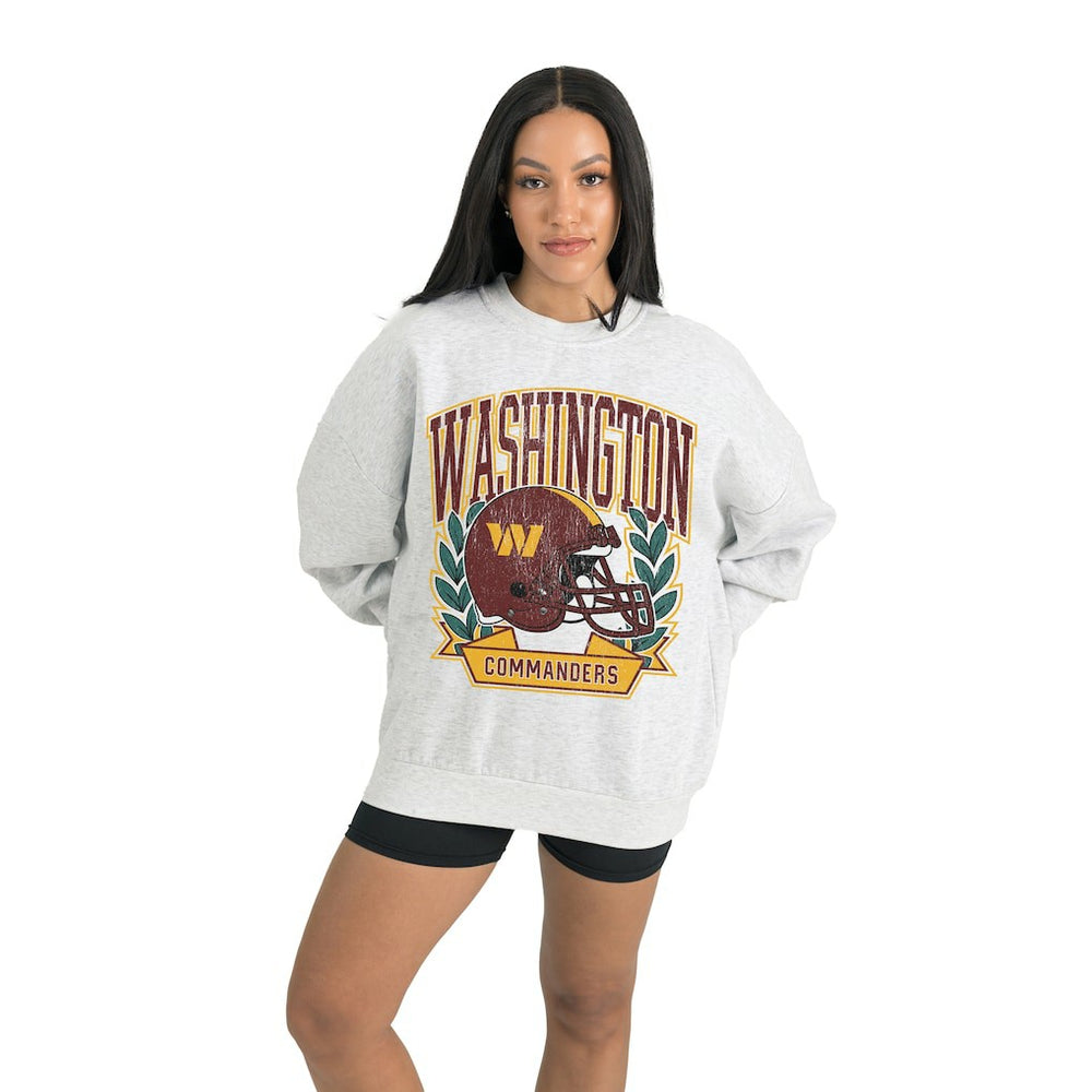 NFL Washington Commanders Gameday Couture Women's Heritage Premium Fleece Pullover Sweatshirt