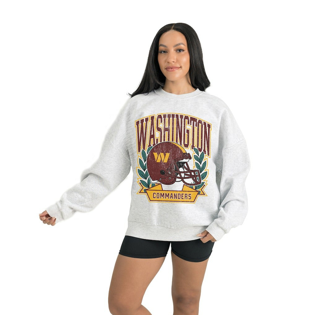 NFL Washington Commanders Gameday Couture Women's Heritage Premium Fleece Pullover Sweatshirt