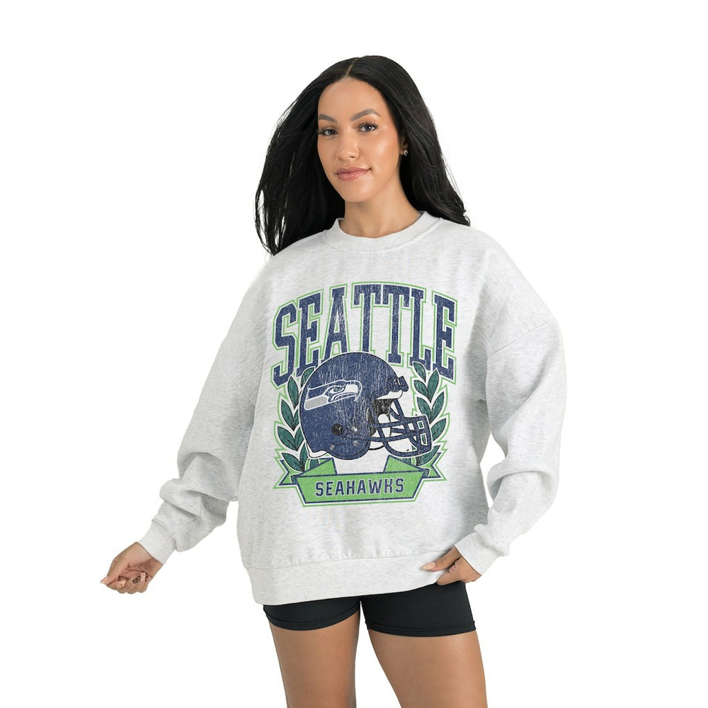 NFL Seattle Seahawks Gameday Couture Women's Heritage Premium Fleece Pullover Sweatshirt