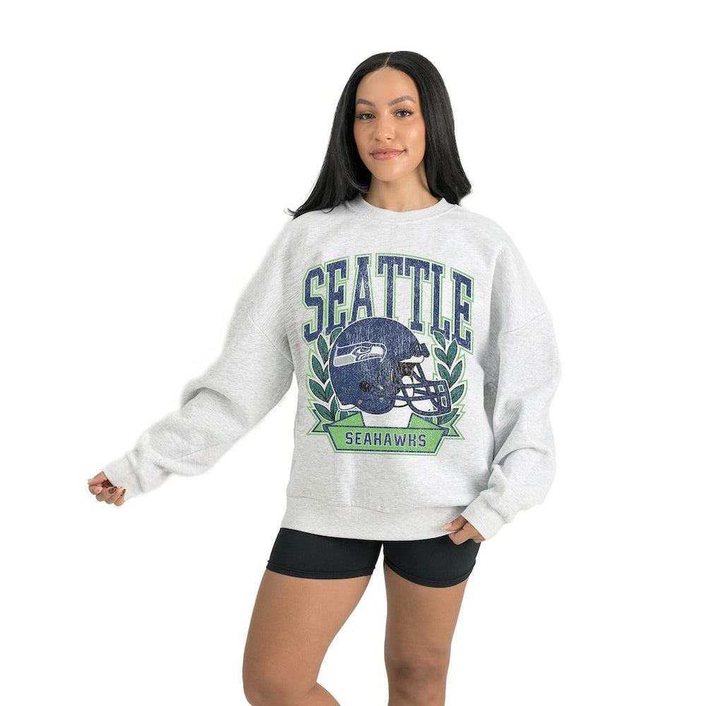 NFL Seattle Seahawks Gameday Couture Women's Heritage Premium Fleece Pullover Sweatshirt