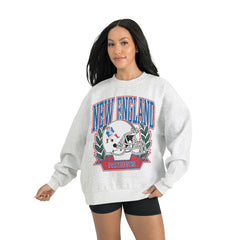 NFL New England Patriots Gameday Couture Women's Heritage Premium Fleece Pullover Sweatshirt
