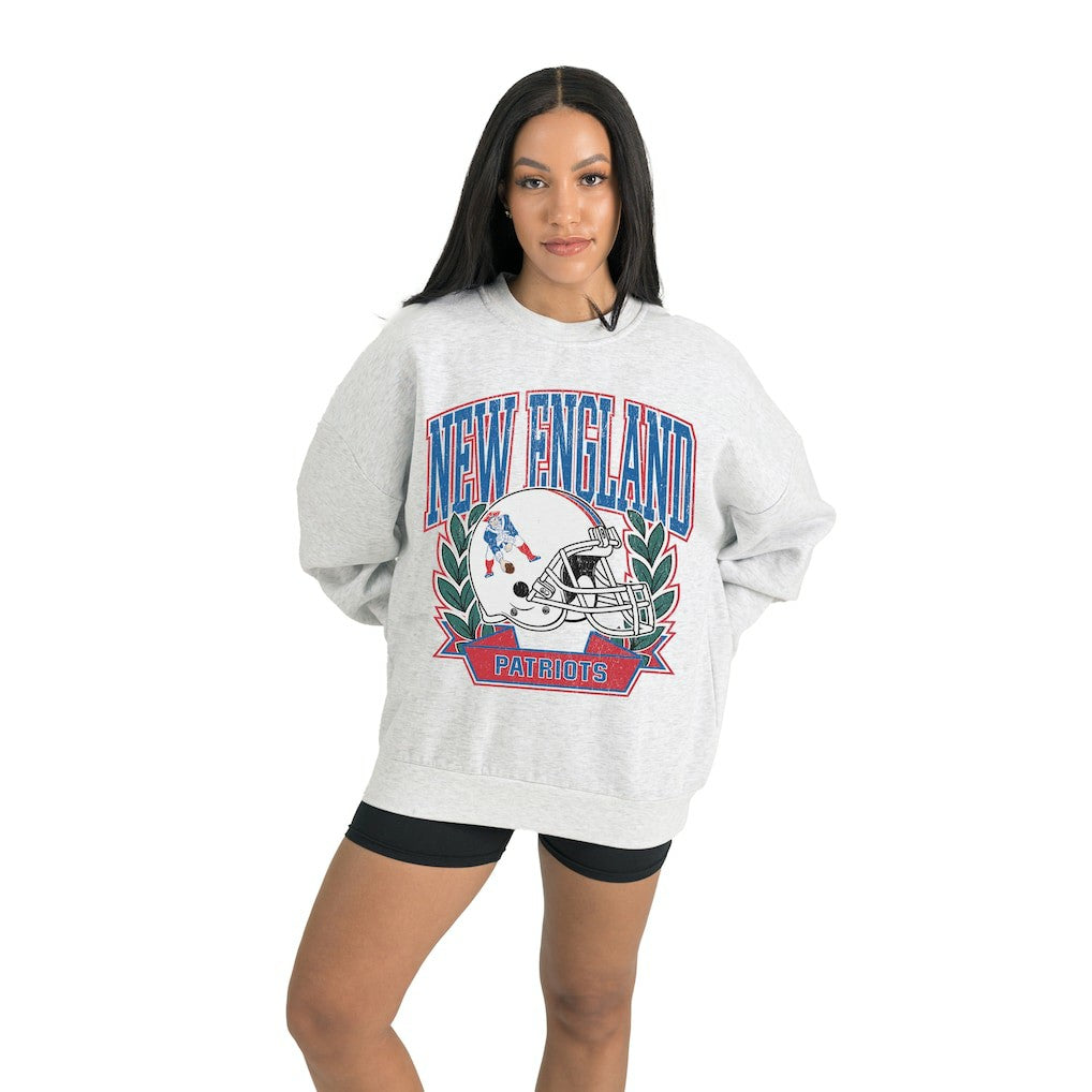 NFL New England Patriots Gameday Couture Women's Heritage Premium Fleece Pullover Sweatshirt