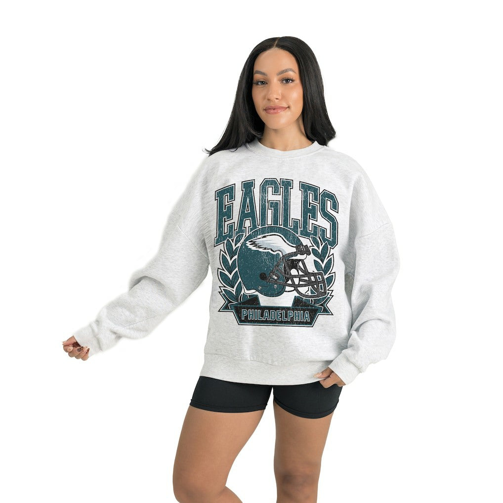 NFL Philadelphia Eagles Gameday Couture Women's Heritage Premium Fleece Pullover Sweatshirt