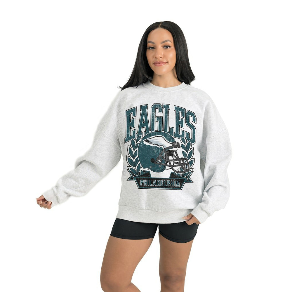 NFL Philadelphia Eagles Gameday Couture Women's Heritage Premium Fleece Pullover Sweatshirt