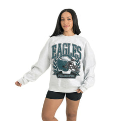 NFL Philadelphia Eagles Gameday Couture Women's Heritage Premium Fleece Pullover Sweatshirt