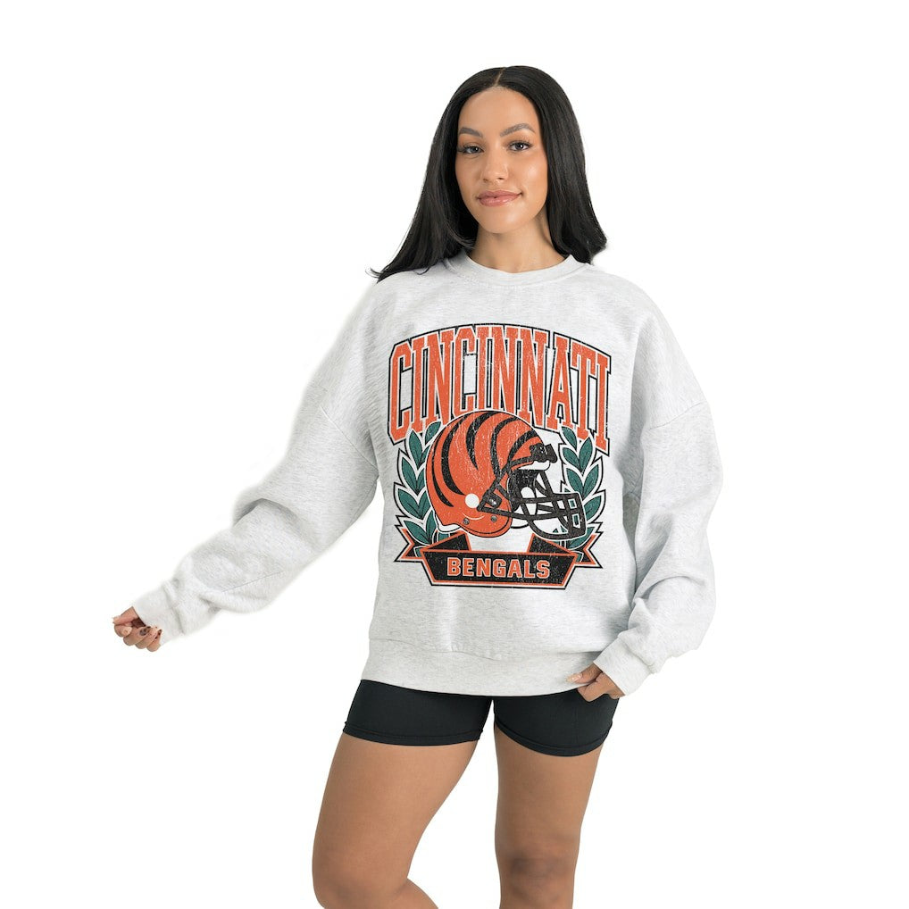 NFL Cincinnati Bengals Gameday Couture Women's Heritage Premium Fleece Pullover Sweatshirt