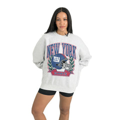 NFL New York Giants Gameday Couture Women's Heritage Premium Fleece Pullover Sweatshirt