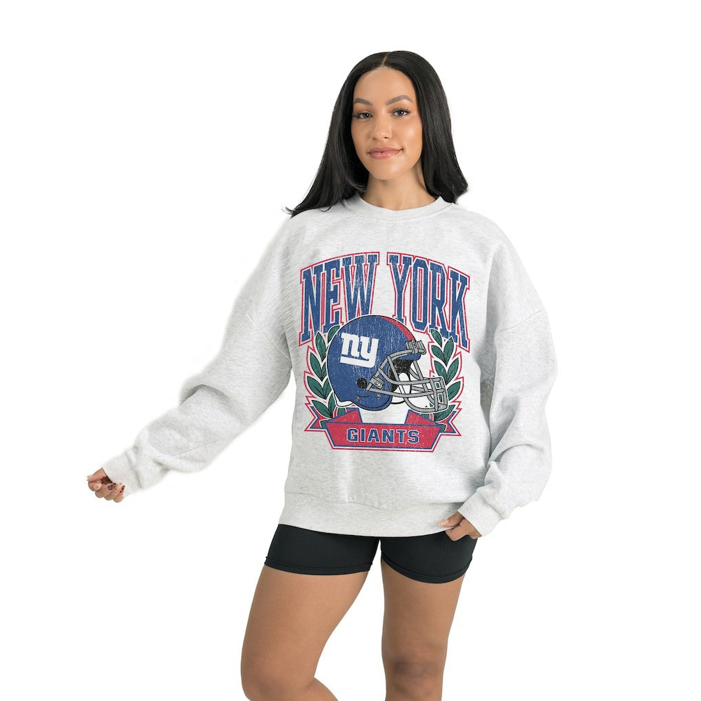 NFL New York Giants Gameday Couture Women's Heritage Premium Fleece Pullover Sweatshirt