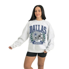 NFL Dallas Cowboys Gameday Couture Women's Heritage Premium Fleece Pullover Sweatshirt