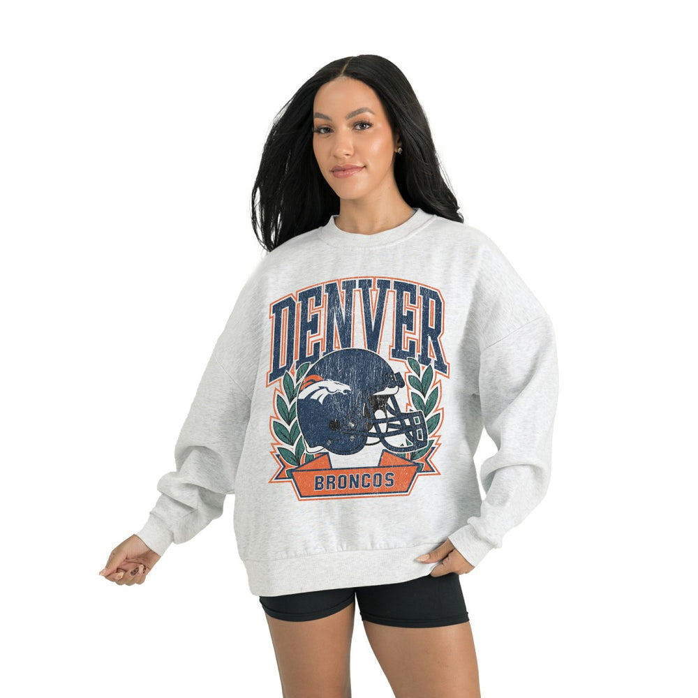 NFL Denver Broncos Gameday Couture Women's Heritage Premium Fleece Pullover Sweatshirt