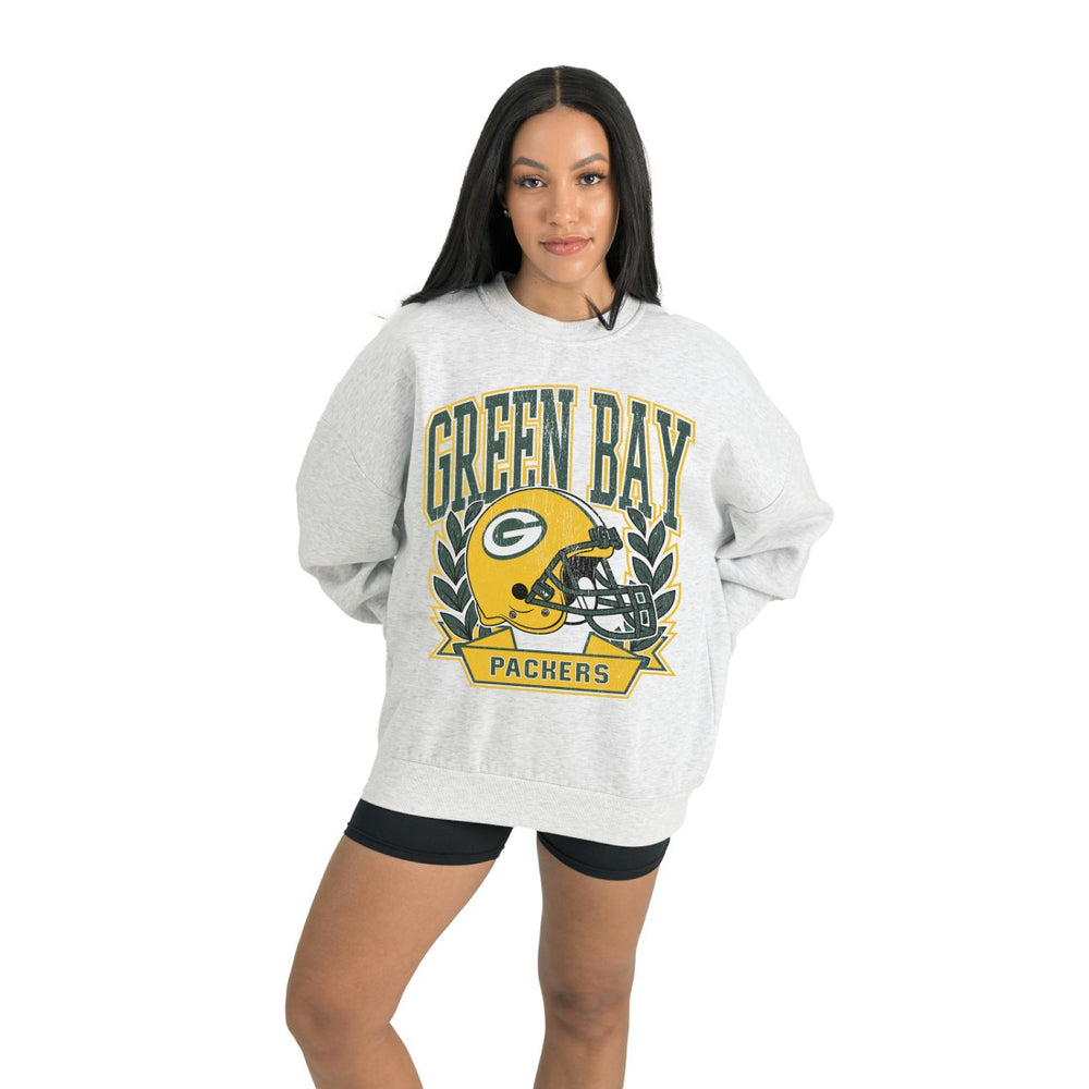 NFL Green Bay Packers Gameday Couture Women's Heritage Premium Fleece Pullover Sweatshirt