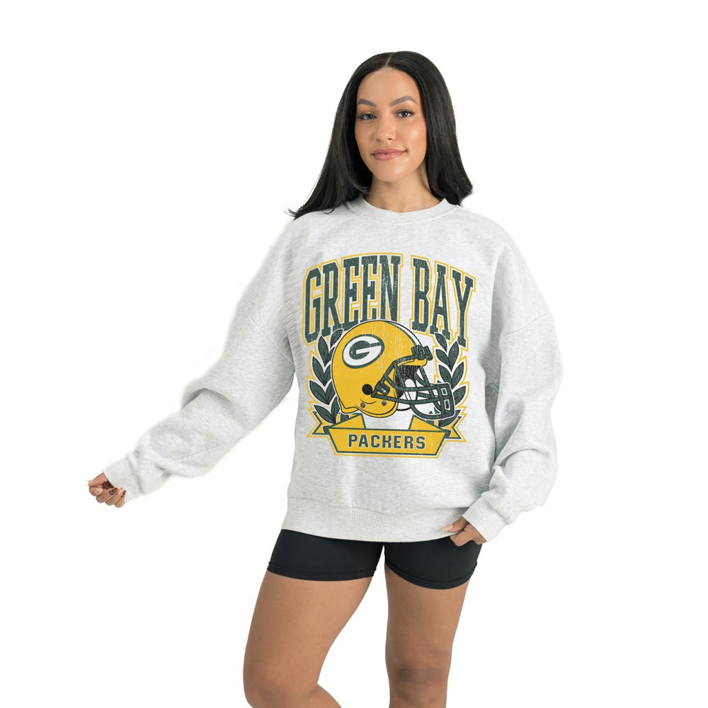 NFL Green Bay Packers Gameday Couture Women's Heritage Premium Fleece Pullover Sweatshirt