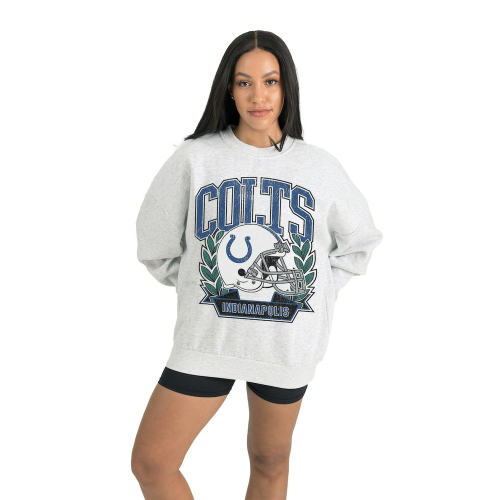 NFL Indianapolis Colts Gameday Couture Women's Heritage Premium Fleece Pullover Sweatshirt