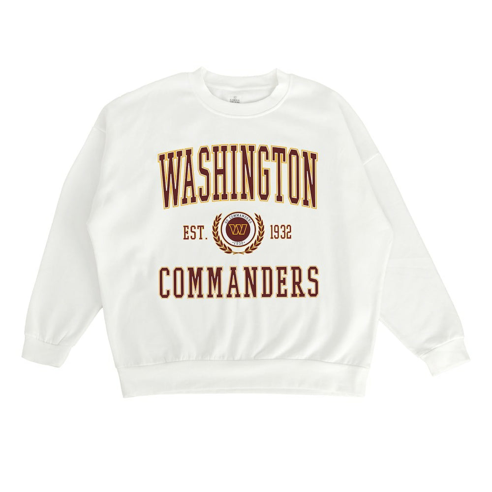 NFL Washington Commanders Gameday Couture Women's Timeless Triumph Premium Fleece Pullover Sweatshirt