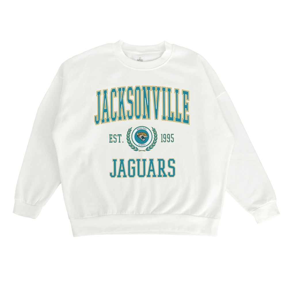 NFL Jacksonville Jaguars Gameday Couture Women's Timeless Triumph Premium Fleece Pullover Sweatshirt