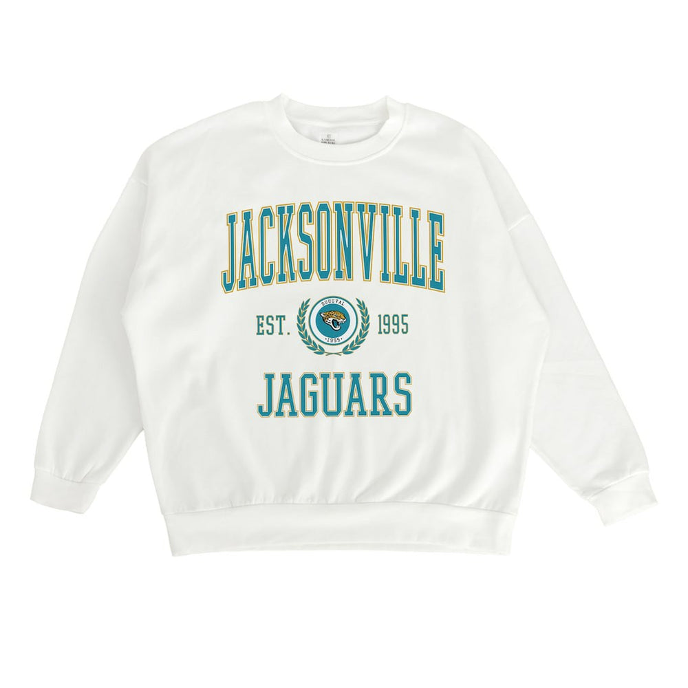 NFL Jacksonville Jaguars Gameday Couture Women's Timeless Triumph Premium Fleece Pullover Sweatshirt