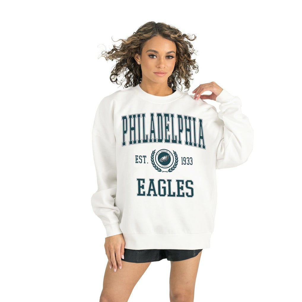 NFL Philadelphia Eagles Gameday Couture Women's Timeless Triumph Premium Fleece Pullover Sweatshirt