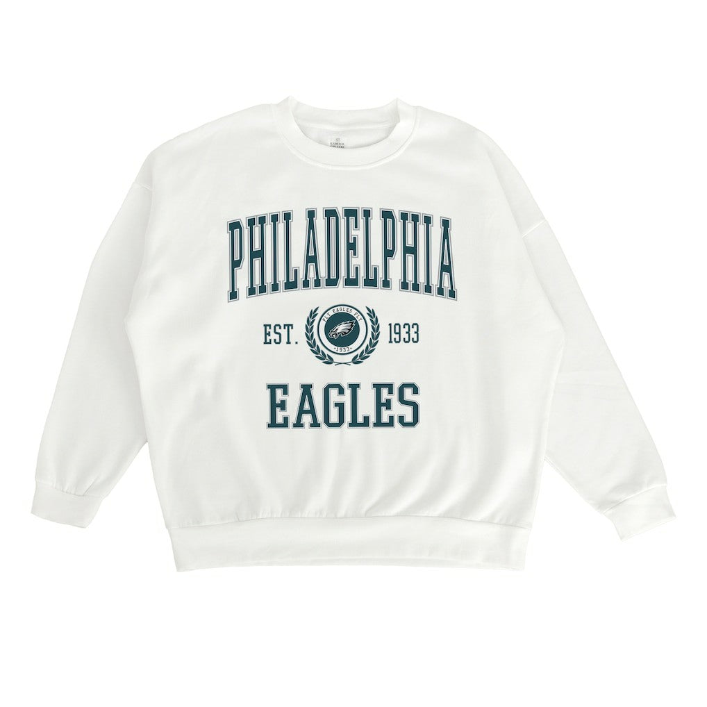 NFL Philadelphia Eagles Gameday Couture Women's Timeless Triumph Premium Fleece Pullover Sweatshirt