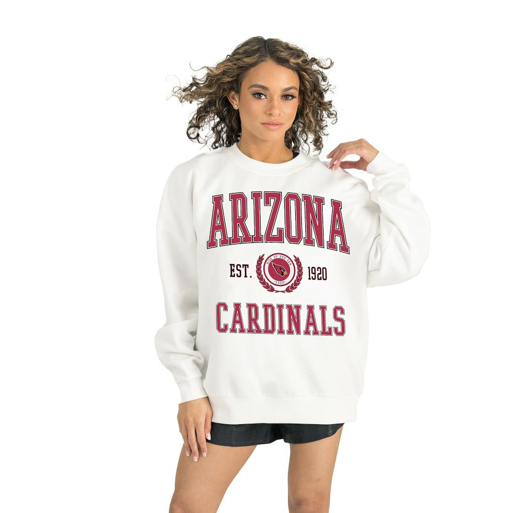 NFL Arizona Cardinals Gameday Couture Women's Timeless Triumph Premium Fleece Pullover Sweatshirt
