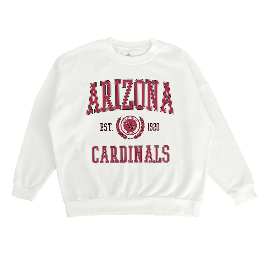 NFL Arizona Cardinals Gameday Couture Women's Timeless Triumph Premium Fleece Pullover Sweatshirt