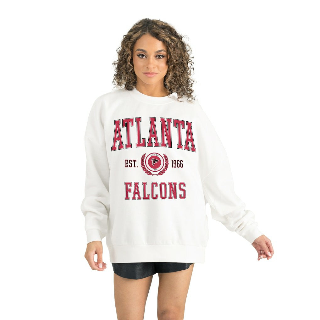 NFL Atlanta Falcons Gameday Couture Women's Timeless Triumph Premium Fleece Pullover Sweatshirt