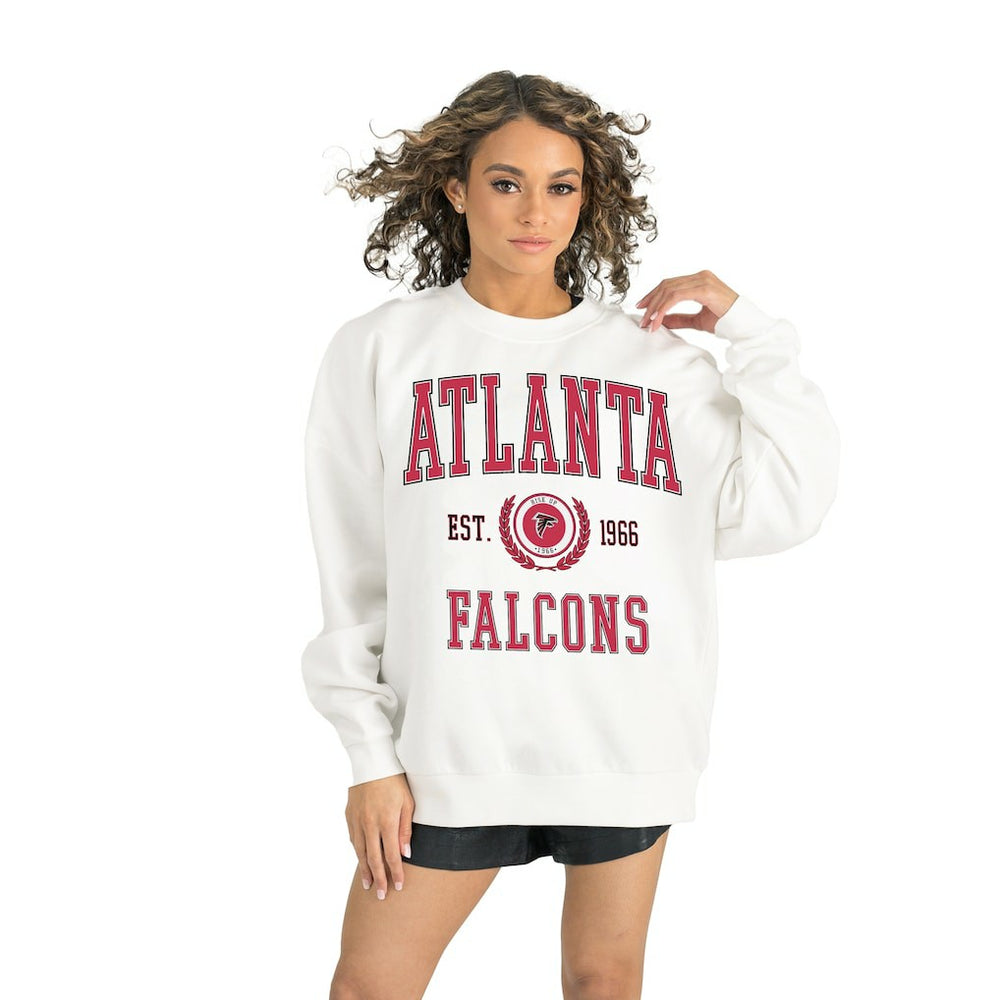 NFL Atlanta Falcons Gameday Couture Women's Timeless Triumph Premium Fleece Pullover Sweatshirt
