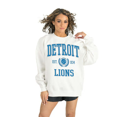 NFL Detroit Lions Gameday Couture Women's Timeless Triumph Premium Fleece Pullover Sweatshirt